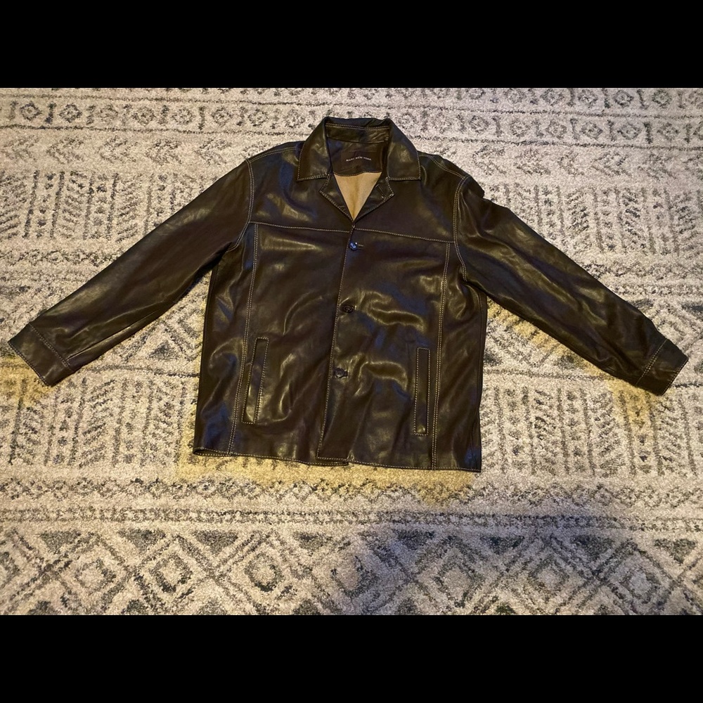 Marc New York brown leather jacket
